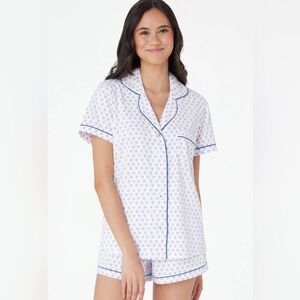 Roller Rabbit Hearts Polo Pajamas, L